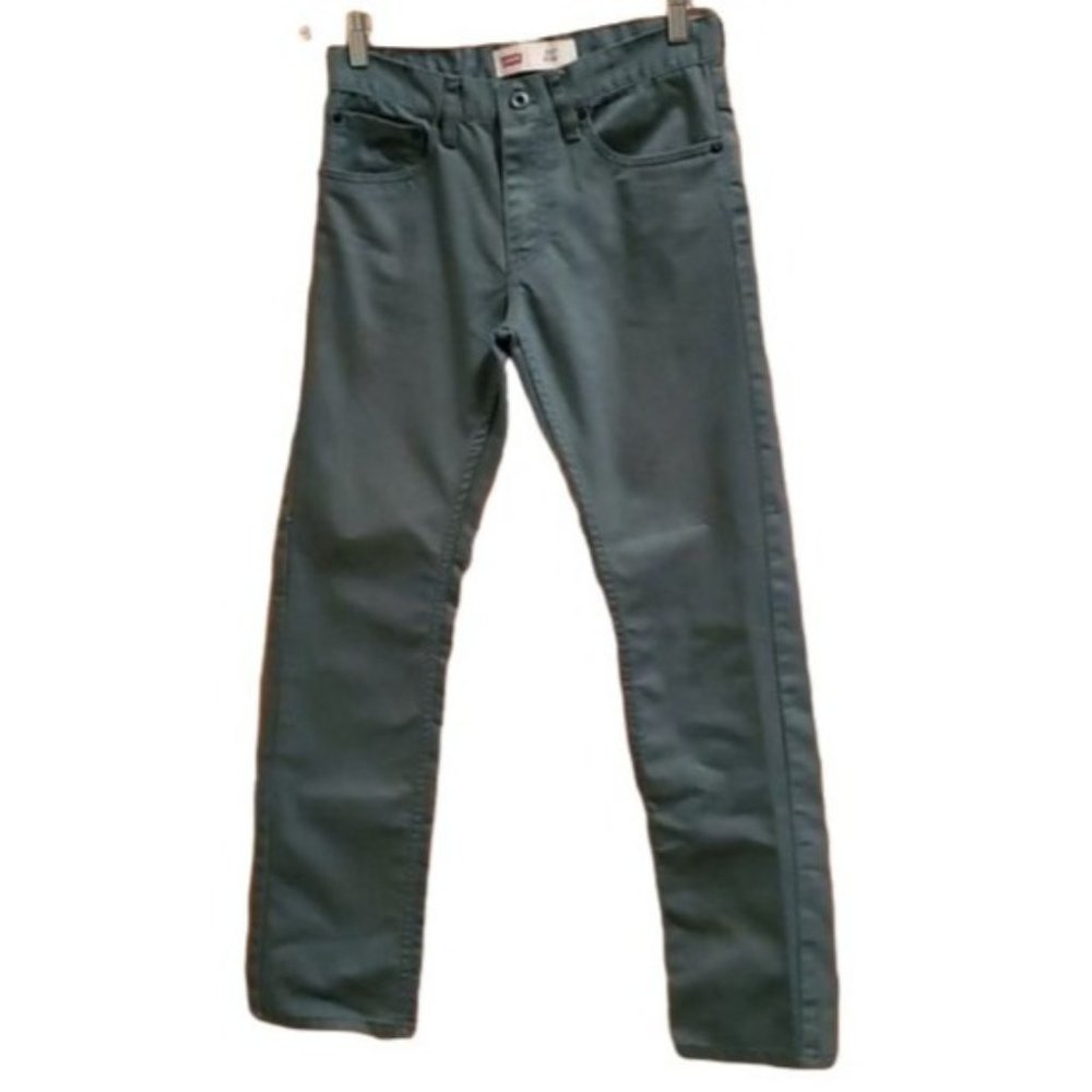 LEVIS 511 16R 28 28 GREEN SLIM FIT JEANS